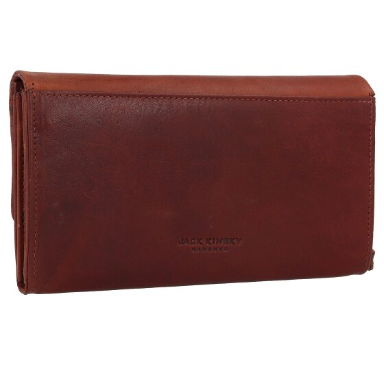 Jack Kinsky Risör Portemonnee RFID-bescherming Leer 19 cm