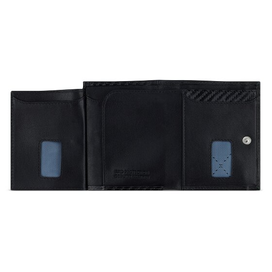 bugatti Secure Slim Portemonnee RFID-bescherming Leer 8 cm