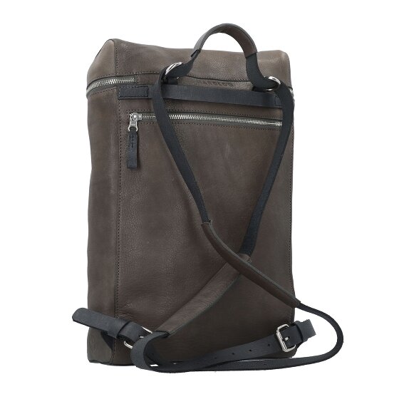Harold's Box Dagrugzak Leer 40 cm Laptop compartiment