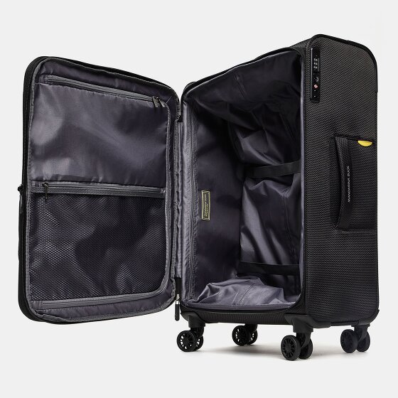 Mandarina Duck Zephyr 4 wielen Trolley M 67 cm met uitbreidingsplooi