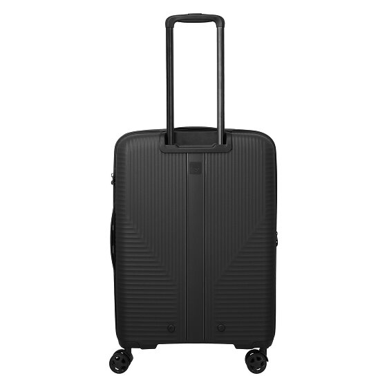 Travelite Air Stripe 4 wielen Kofferset 3-delig met uitbreidingsplooi