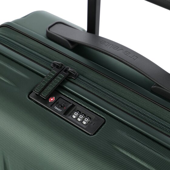 Travelite Dynamiic 4 wielen Kofferset 3-delig met uitbreidingsplooi