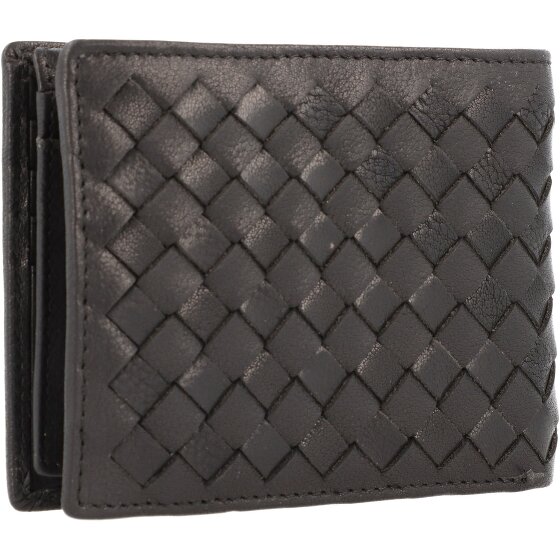 bugatti Geweven portefeuille leer 13 cm