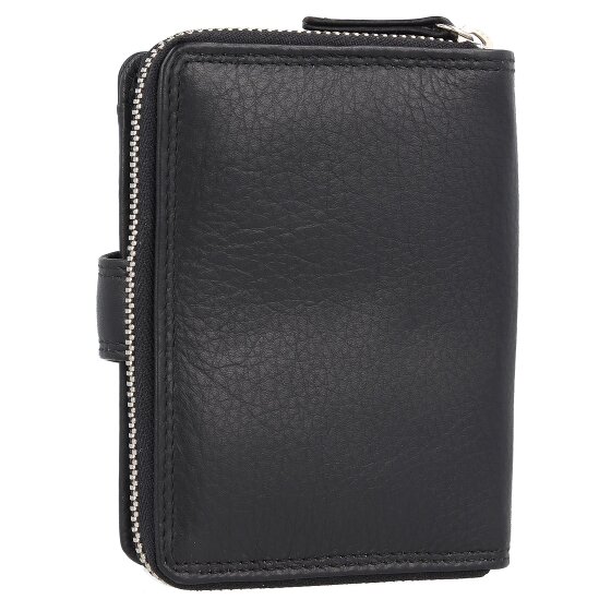 Greenburry Sponsachtig portefeuille leer 9 cm