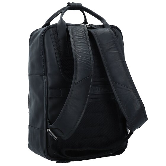 The Chesterfield Brand Wax Pull Up Zakelijke rugzak Leer 40 cm Laptop compartiment