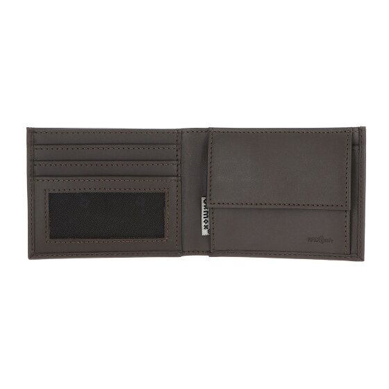 oxmox Leather Portemonnee RFID-bescherming Leder 11 cm