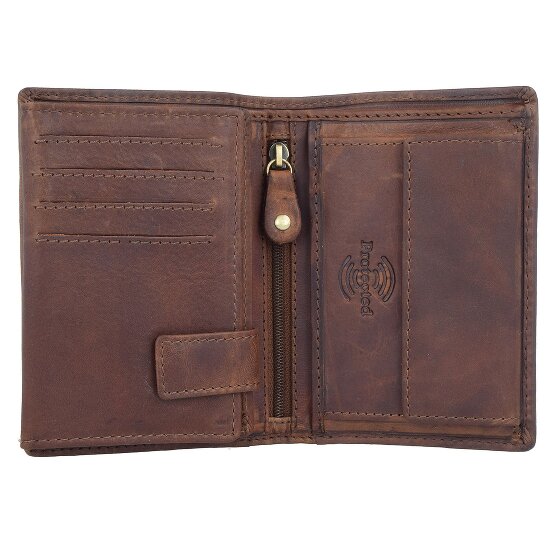 Greenland Nature Soft & Safe Portemonnee RFID Leer 9,5 cm