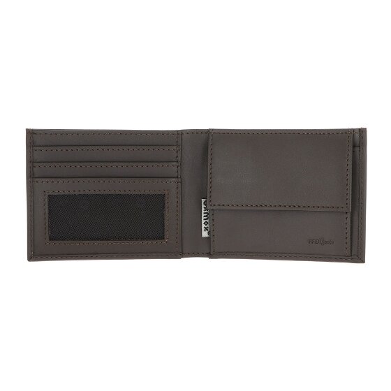 oxmox Leather Portemonnee RFID-bescherming Leder 11 cm