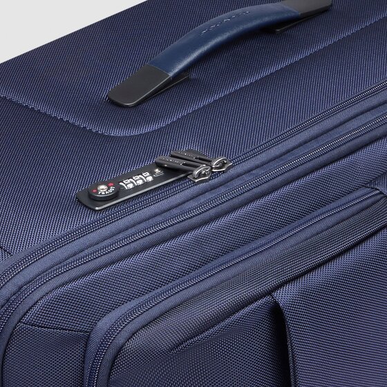 Piquadro Brief 4 wielen Trolley 68 cm met uitbreidingsplooi