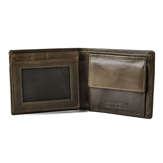 Greenburry Newport Portemonnee RFID-bescherming Leer 11 cm