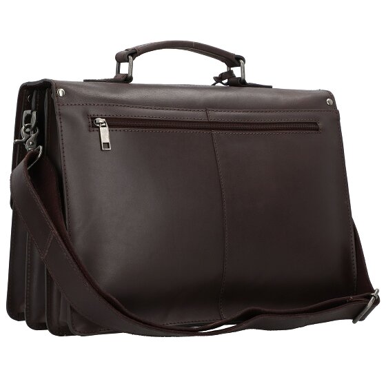 Burkely Vintage Dean aktetas leer 38 cm