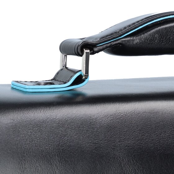 Piquadro Blue Square Briefcase II Leather 40 cm Laptopcompartiment