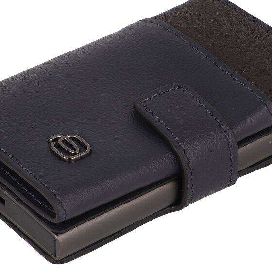 Piquadro Blue Square Kredietkaart etui Leer 10 cm