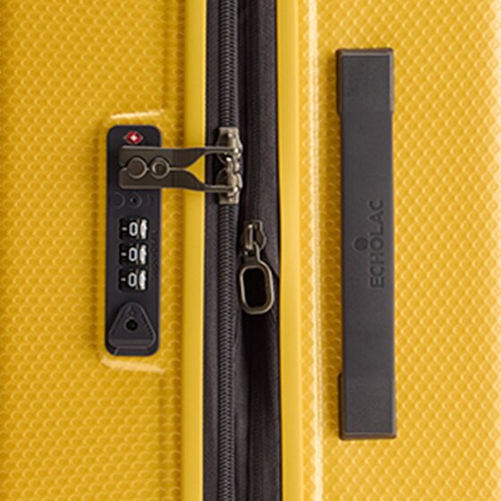 Echolac Logic Pro 4 wielen Kofferset 3-delig met uitbreidingsplooi