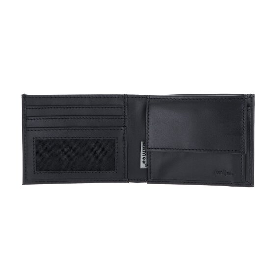 oxmox Leather Portemonnee RFID-bescherming Leder 11 cm