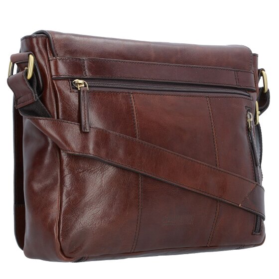 Leonhard Heyden Cambridge Messenger Leder 32 cm Laptopcompartiment