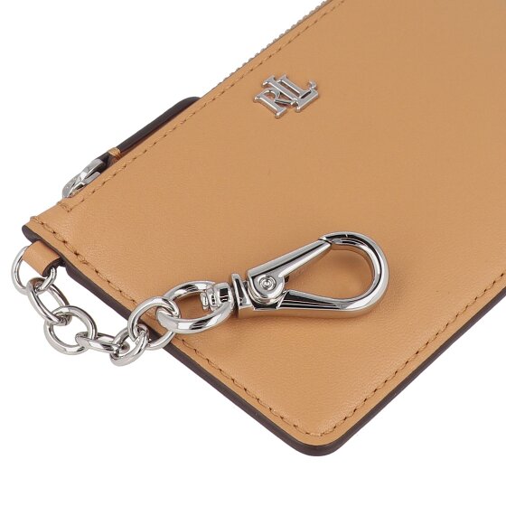 Lauren Ralph Lauren Zip Card Sleutel portemonnee Leer 13 cm