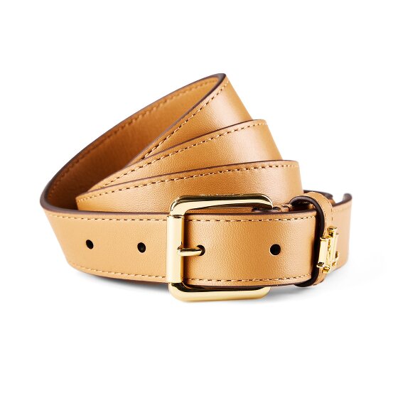 Lauren Ralph Lauren Logo Riem Leer