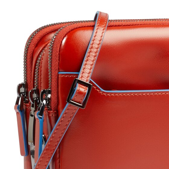 Piquadro Blue Square Schoudertas Leer 23 cm