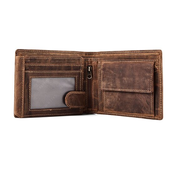 Greenburry Karpfen Portemonnee Leer 12.5 cm