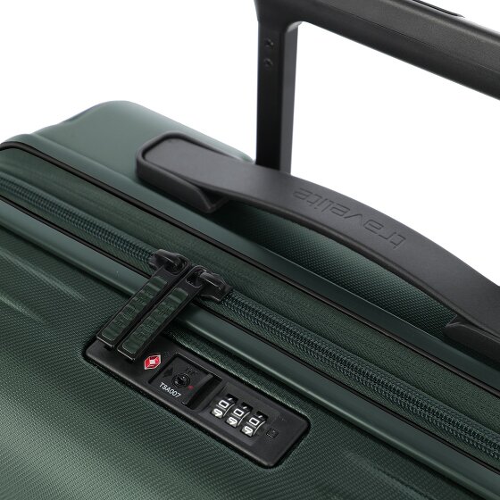 Travelite Dynamiic 4 wielen Trolley L 76 cm met uitbreidingsplooi