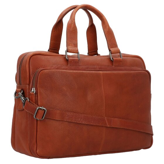Burkely Antieke Avery aktetas Leer 40 cm Laptopcompartiment
