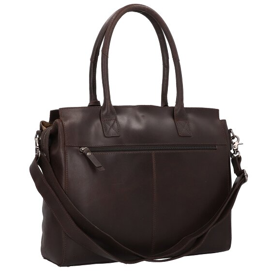 Burkely Vintage Doris Schoudertas Leder 39 cm Laptopcompartiment