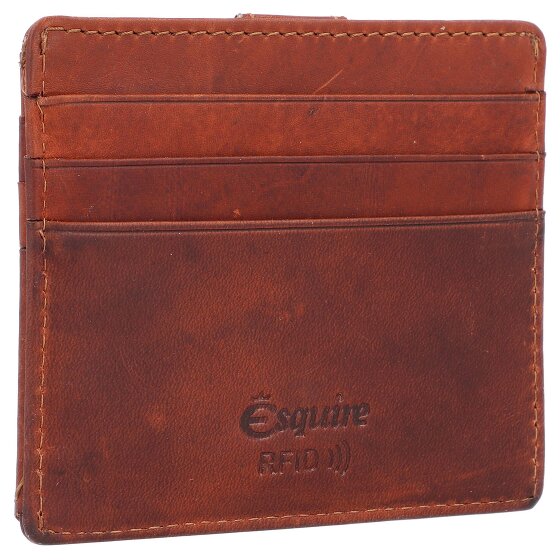 Esquire Oslo Dallas Creditcard etui RFID Leer 9,5 cm