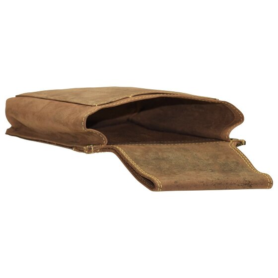 Greenburry Vintage heuptasje - ober portemonnee leer 14,5 cm