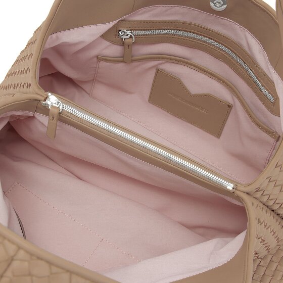 LES VISIONNAIRES Paz Weave Silky Schoudertas Leer 42 cm