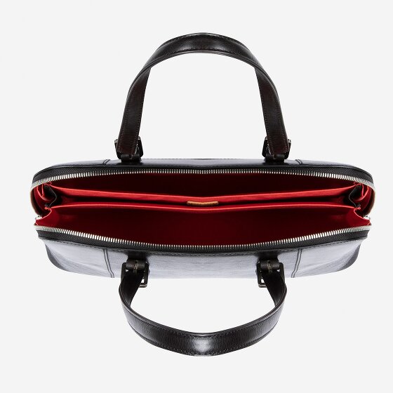Jekyll & Hide Madrid Schoudertas RFID-bescherming Leer 39 cm Laptop compartiment