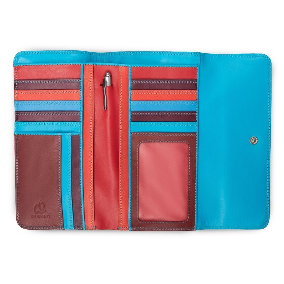 Mywalit Tri-fold Zip Wallet Leren Portemonnee 17 cm