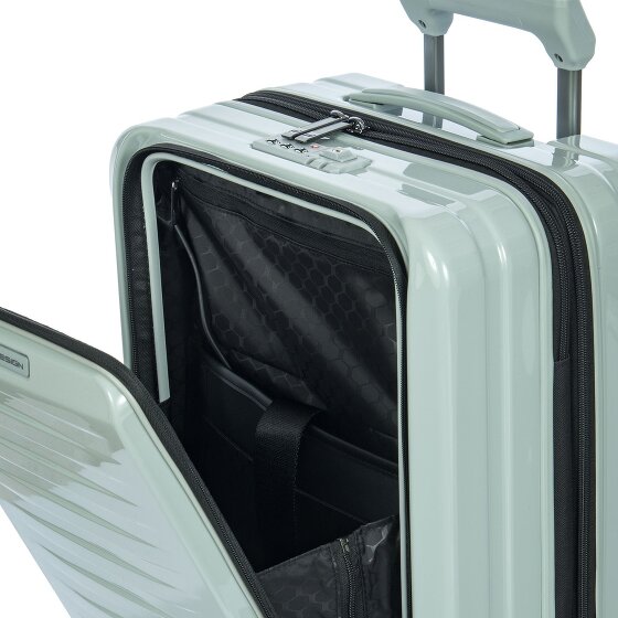 Porsche Design Roadster 4 wielen Cabinewagen S 55 cm Laptop compartiment met uitbreidingsplooi