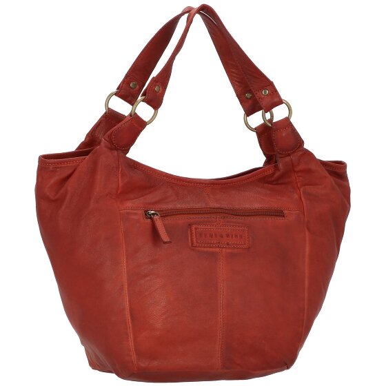 Greenland Nature Femi & Nine Leren Schoudertas 38 cm