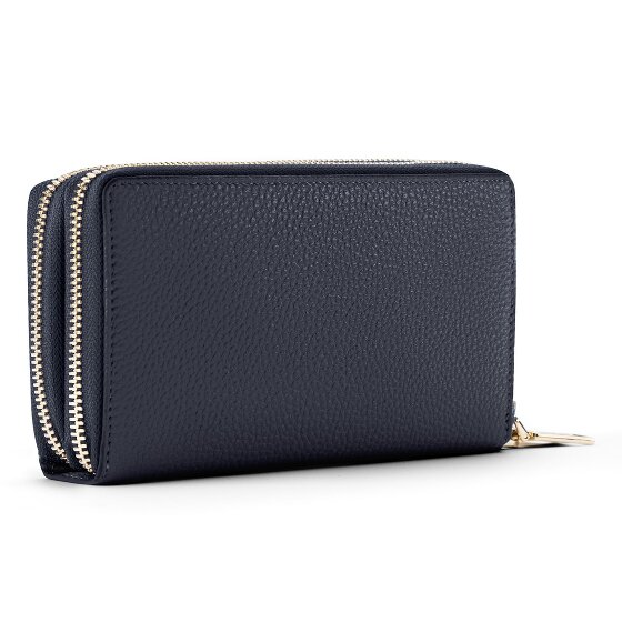Lazarotti Bologna Leer XL Dubbele Zip-Around Portemonnee RFID Leer 20 cm