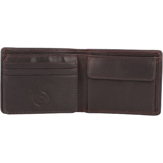 bugatti Geweven portefeuille leer 11 cm