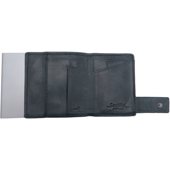 SecWal SecWal 1 Creditcard etui Portemonnee RFID Leer 9 cm