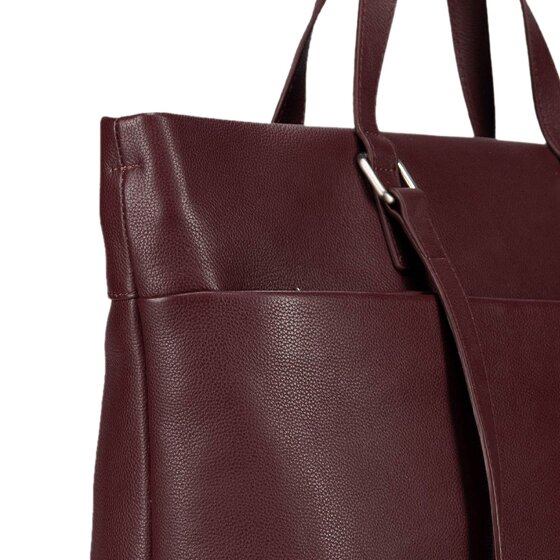 Jost Lysa Business Shopper van leer, 36 cm, laptopvak