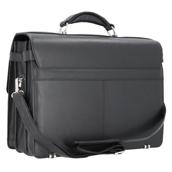 Alassio Monza aktetas leer 38 cm laptopvak