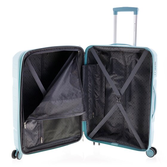 Gladiator 3800 4 wielen Trolley 67 cm met uitbreidingsplooi