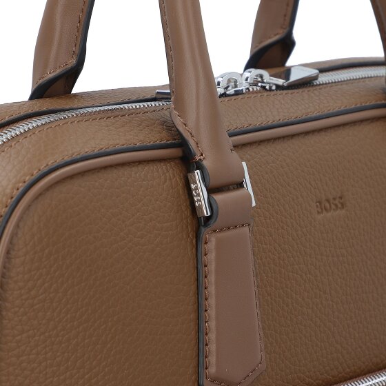 Boss New Koffer Leer 38 cm Laptop compartiment