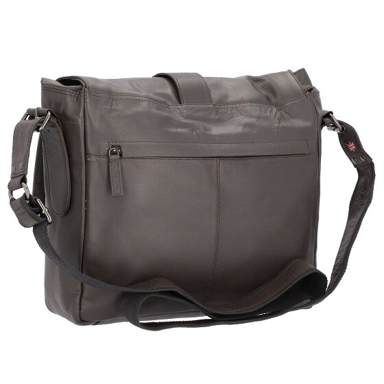 Pride and Soul Neo boodschappentas leer 33 cm laptopvak