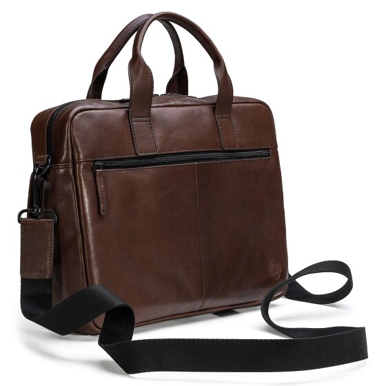 Farmhood Memphis Koffer Leer 39 cm Laptop compartiment