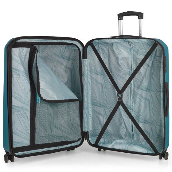 Gabol Mercury 4 wielen Trolley L 76 cm met uitbreidingsplooi