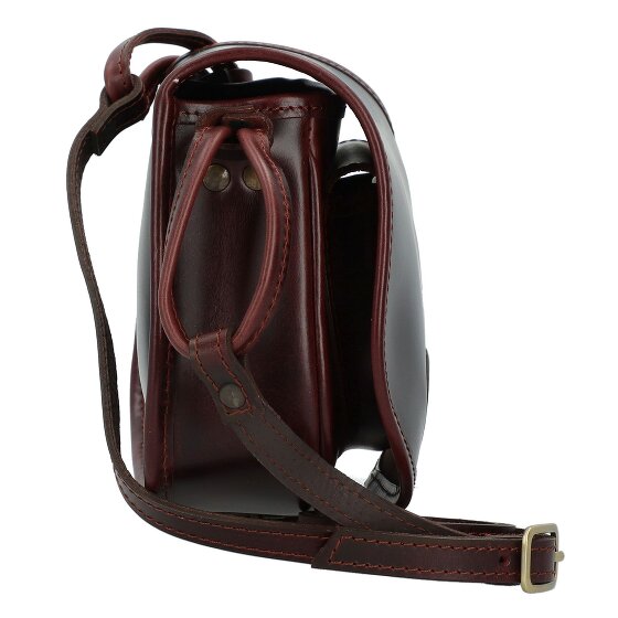 Mika Bonny schoudertas leer 23 cm