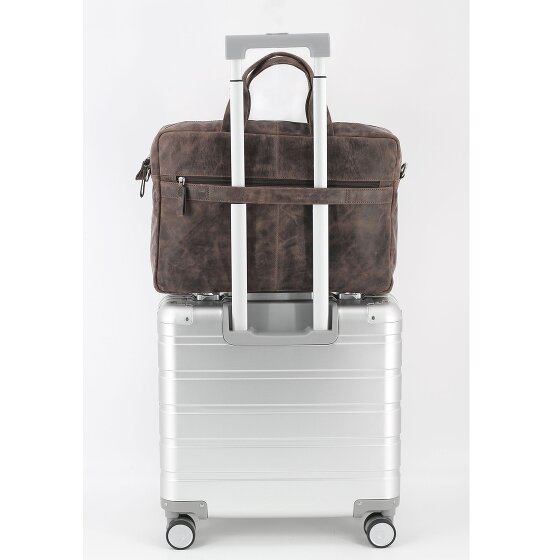 Pride and Soul Raily Koffer Leer 41 cm Laptop compartiment