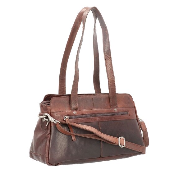 Spikes & Sparrow Schoudertas leer 34 cm