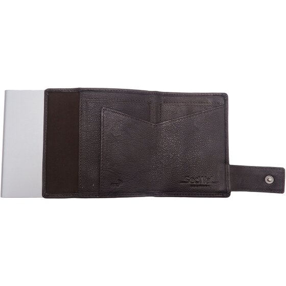 SecWal SecWal 2 Creditcard etui Portemonnee RFID Leer 9 cm
