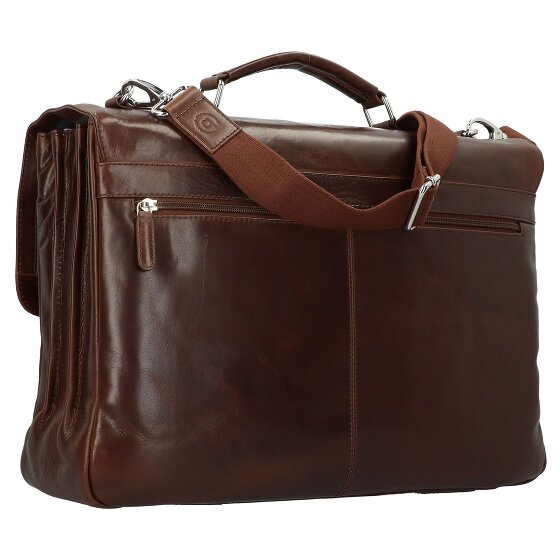 bugatti Romano Messenger Leder 44 cm Laptopcompartiment
