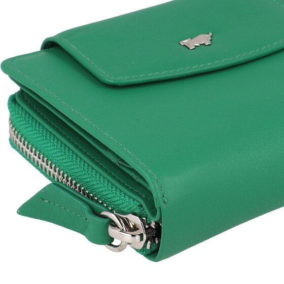 Braun Büffel Joy Portemonnee RFID-bescherming Leder 12 cm